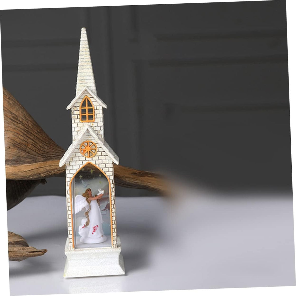 Decoratiune luminoasa, Capela Nasterii Domnului, cu LED, inaltime 21 cm