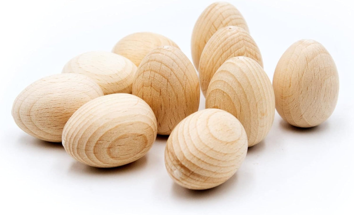 Ou decorativ, Lemn, 7x4 cm