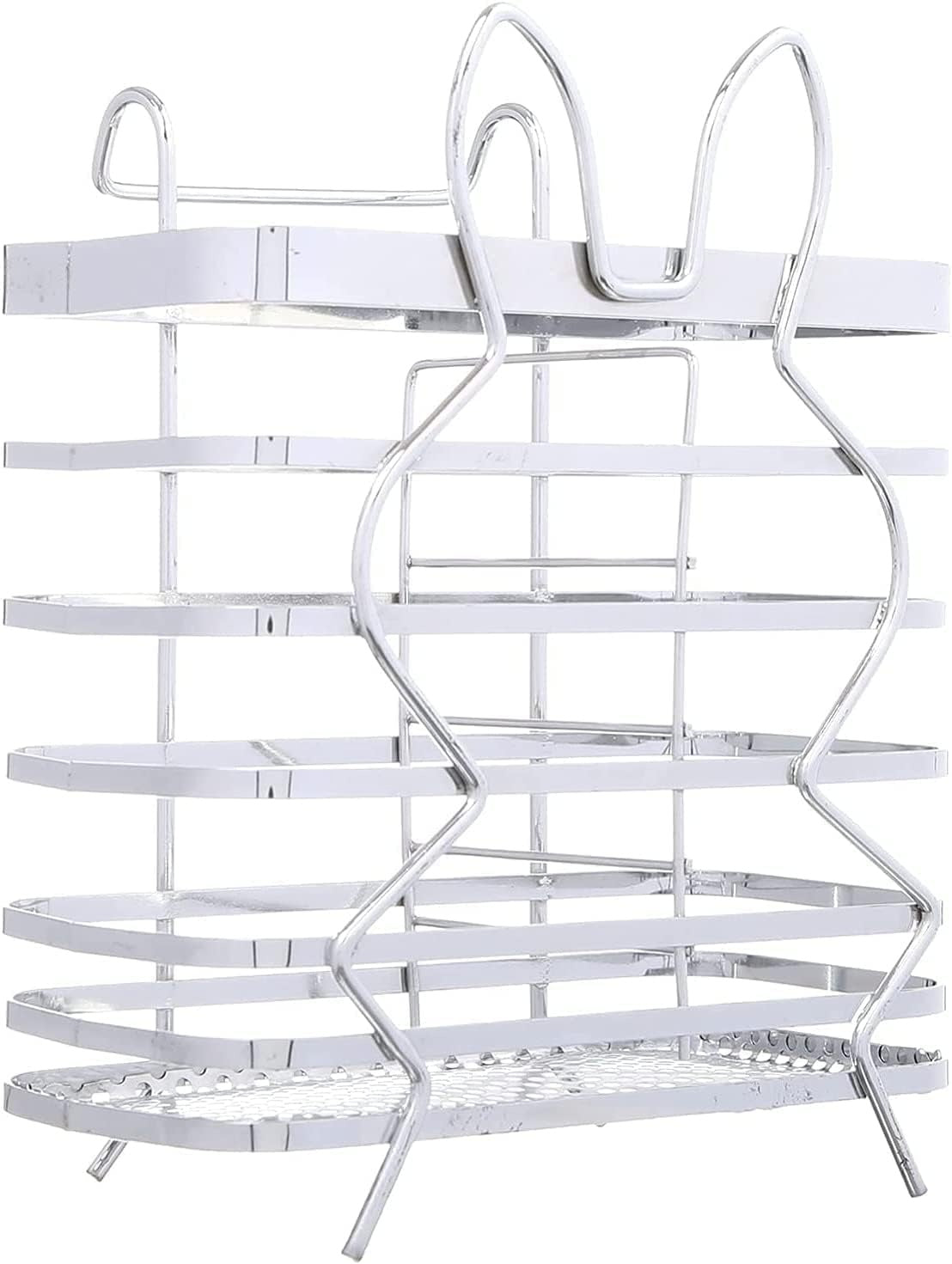 Suport tacamuri inox , model Iepuras , 18x15x8 cm