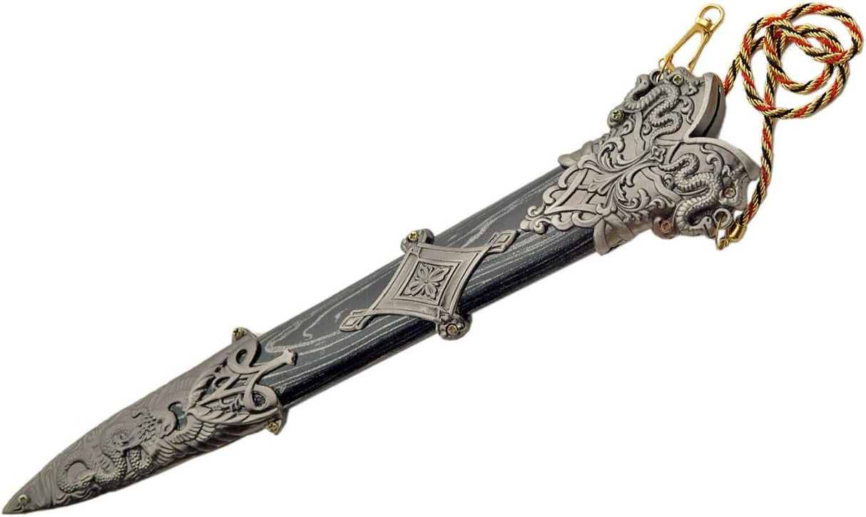 Pumnal Medieval cu Teaca, Cutie Cadou, 46 , 370 g