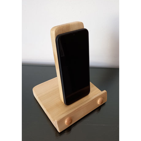 Suport Tableta si Telefon din Lemn, 15x19 cm
