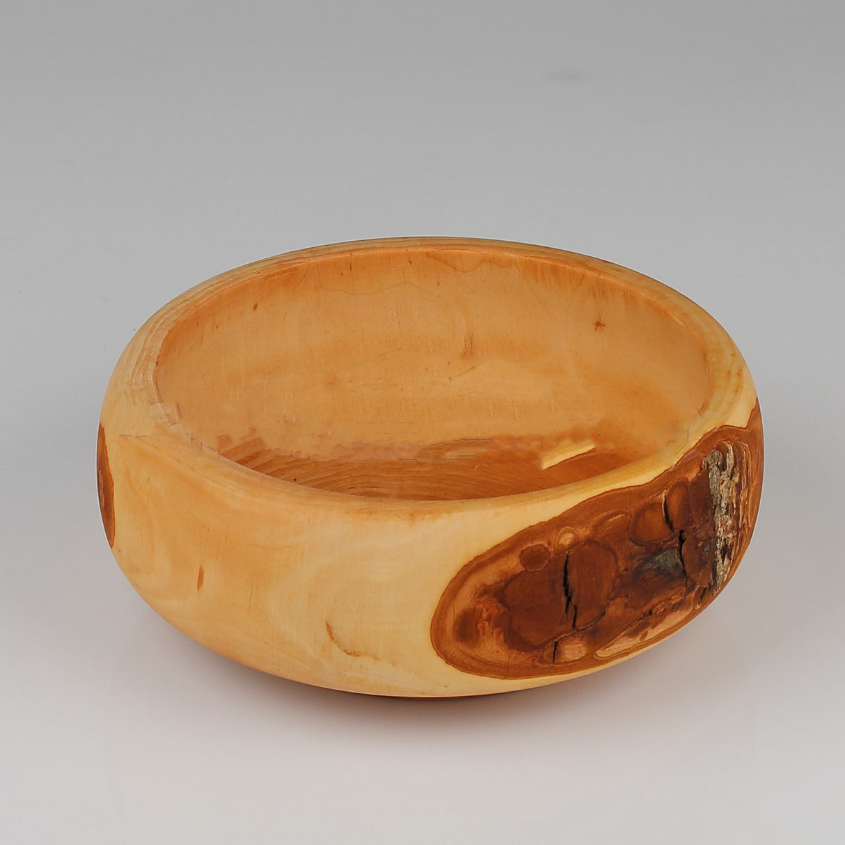 Castron rotund din Lemn, 16-18 cm