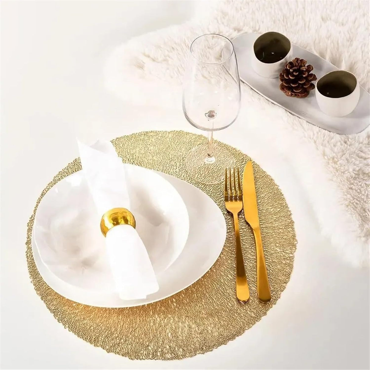 Set suport Farfurie, Protectie Masa, 6 bucati pe set