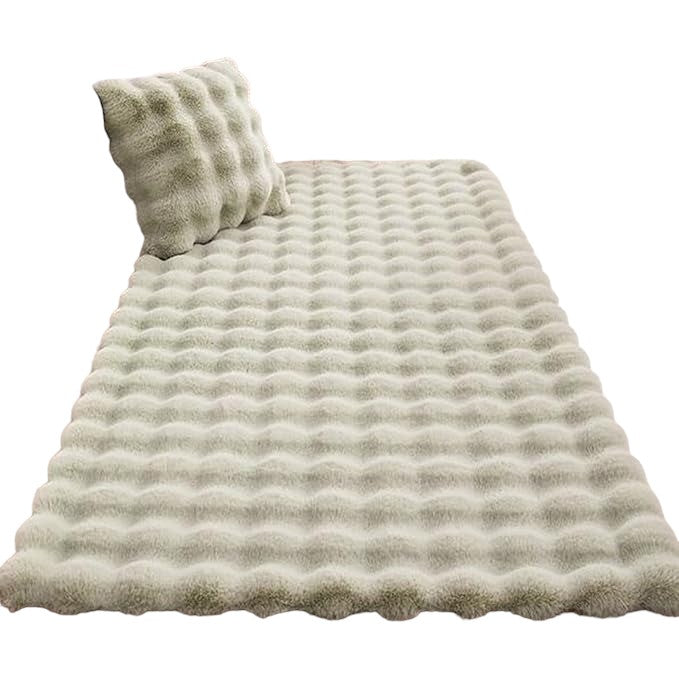 Covor moale si pufos din blana artificial, 120x60 cm