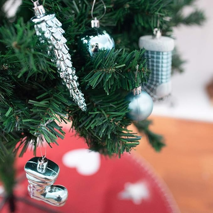 Set 21 de Ornamente Brad , Diverse Forme si Dimensiuni, Plastic