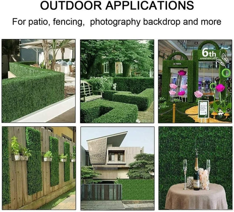 Set Plasa de Catarare +12 Panouri Gazon Artificial 60x40 cm si Prindere