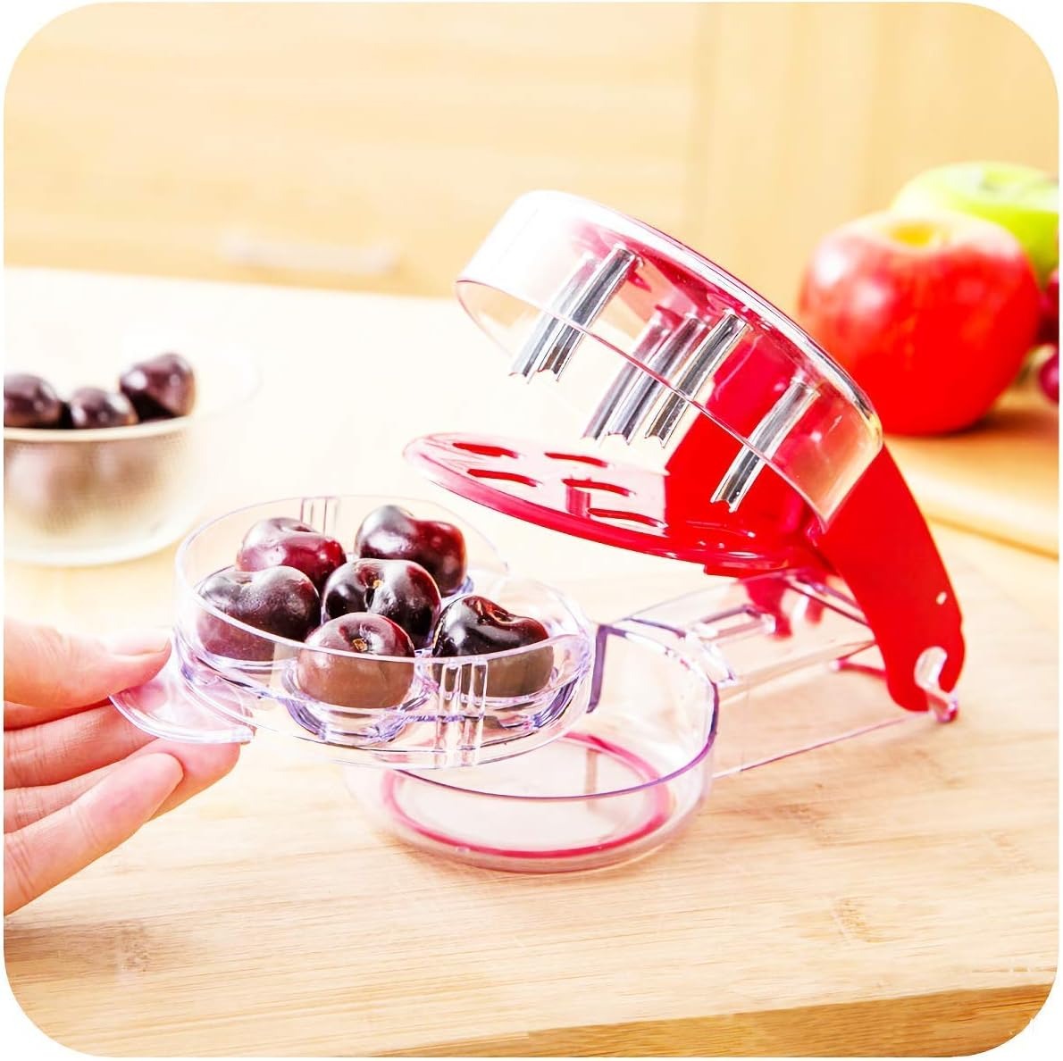 Aparat de scos samburi cirese/visine 6 in 1 , Manuala