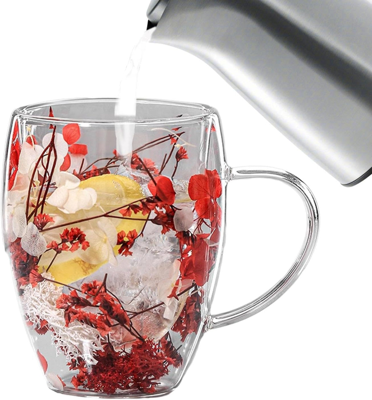 Cana pereti dubli cu Flori Uscate in Interior, Color , 350 ml