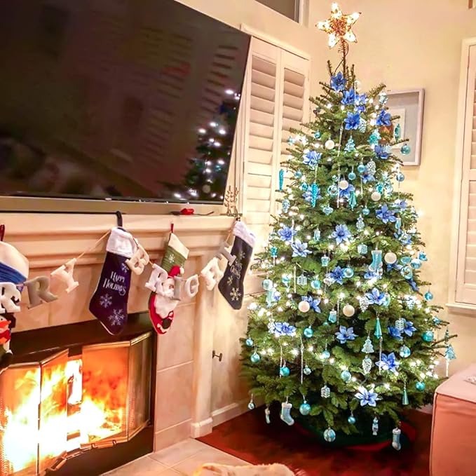 Set 21 de Ornamente Brad , Diverse Forme si Dimensiuni, Plastic