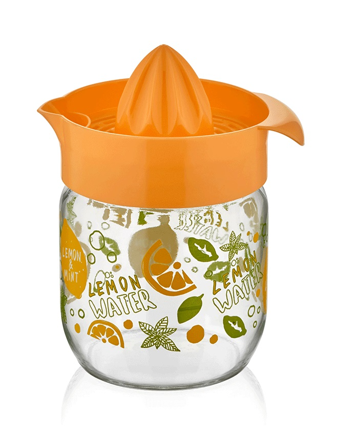 Storcator de citrice, sticla + plastic , 425 ml