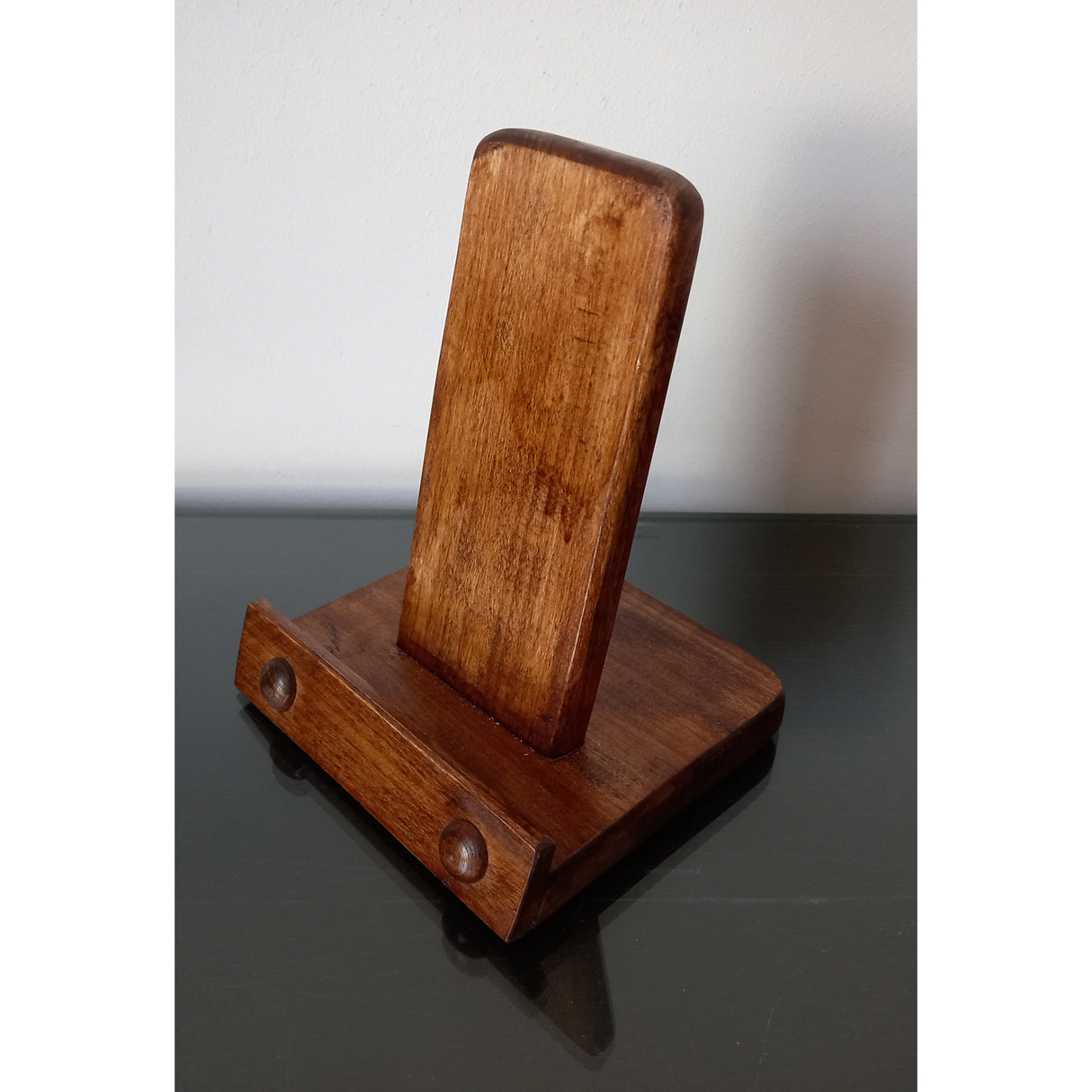 Suport Tableta si Telefon din Lemn, 15x19 cm