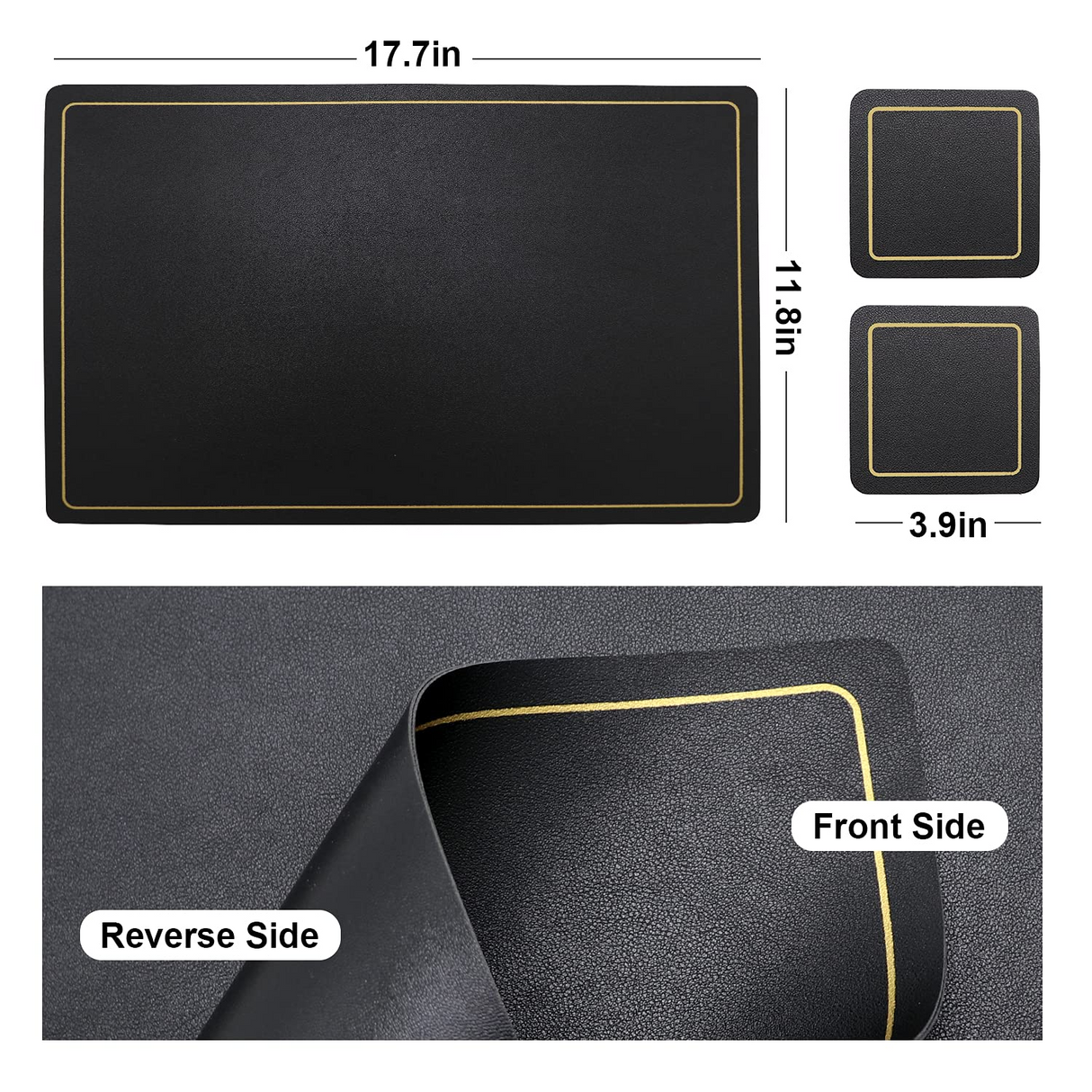 Set 6 Paduri/Suporturi pentru Farfurii, Plastic, 45*30 cm