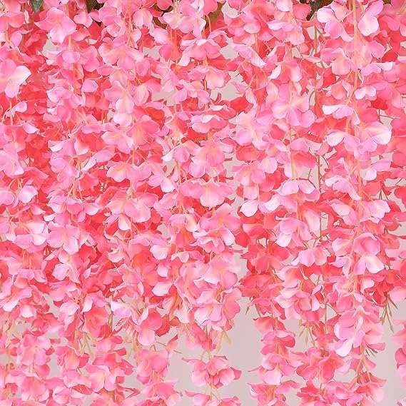 Crenguta Wisteria/Glicina Artificial pentru Aranjamente Florale, 110 cm