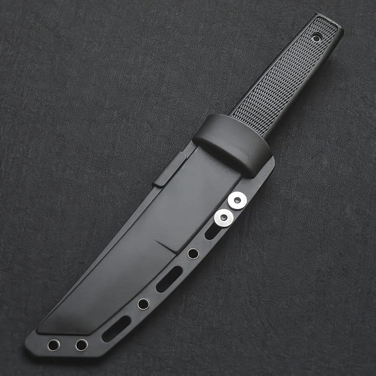 Cutit Vanatoare Japonez, Otel/Plastic cu Husa din Piele