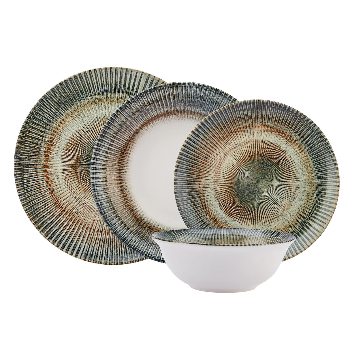 Set Complet Serviciu De Masa din Portelan, 24 de Piese, pentru 6 Persoane