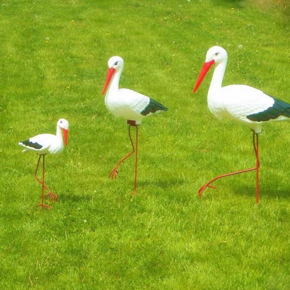 Set de 3 Berze Decor Gradina Plastic 55cm, 65 cm, 100 cm