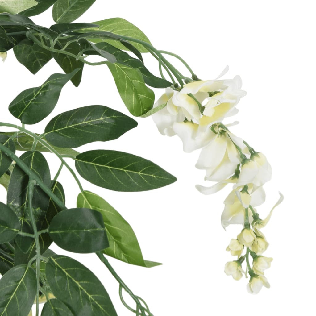 Arbore artificial wisteria 180 cm, verde-alb