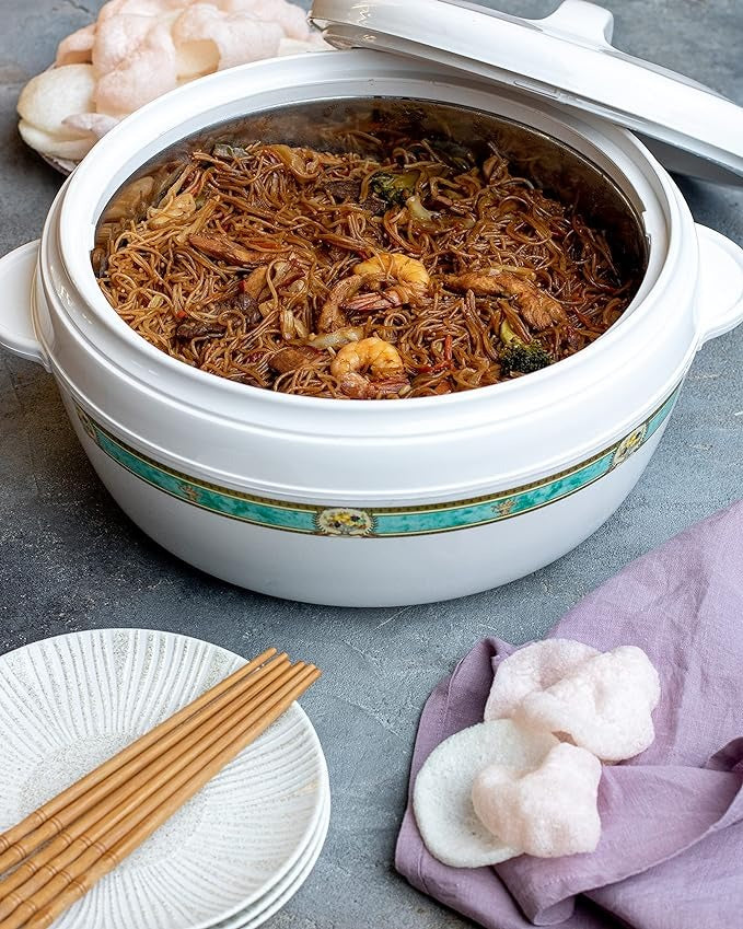 Caserola Termica din Inox si Plastic, cu Capac,KARISHMA ,5L sau 8L