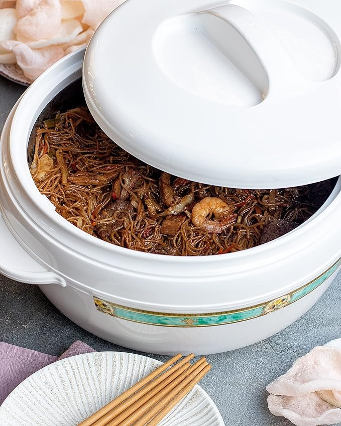 Caserola Termica din Inox si Plastic, cu Capac,KARISHMA ,5L sau 8L