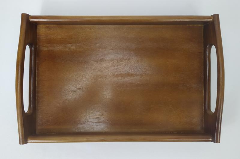 Tava de mic dejun Pliabila din Lemn 43 cm * 27cm, inaltime pe picioare 21 cm, maro