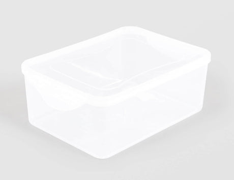 Cutie Alimentara din Plastic cu capac, Dreptunghiulara, Eva, 20 x 14 x 7.5 cm, 1.5l