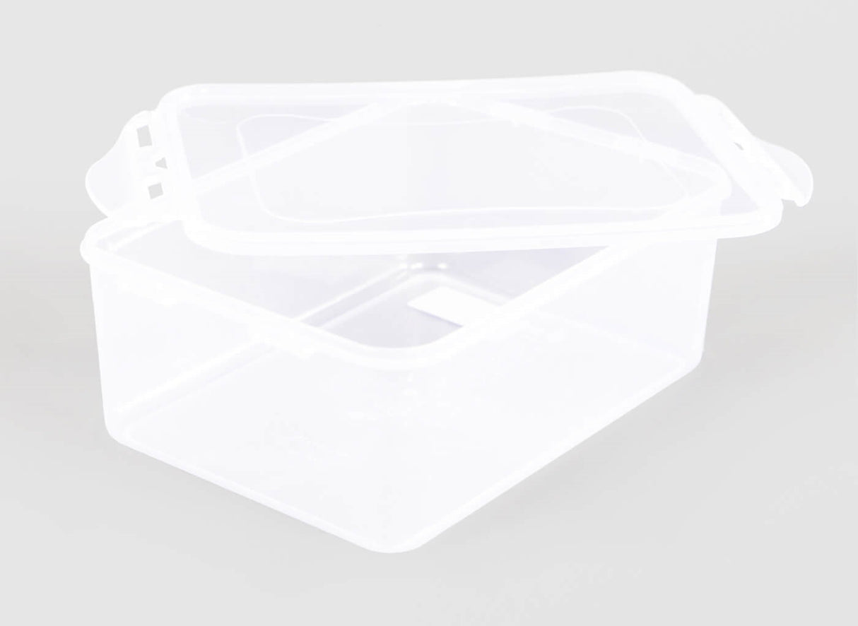 Cutie Alimentara din Plastic cu capac, Dreptunghiulara, Eva, 20 x 14 x 7.5 cm, 1.5l