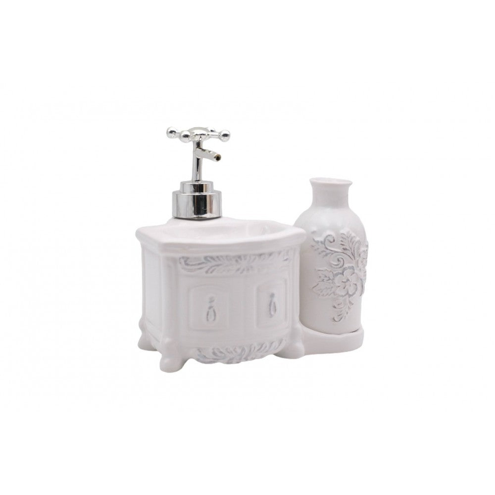 Set 2 dozatoare pentru Sapun, Ceramica, 13x16x10 cm