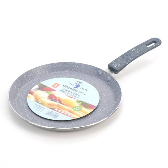 Tigaie pentru Clatite Non Stick, Inox, 24 cm