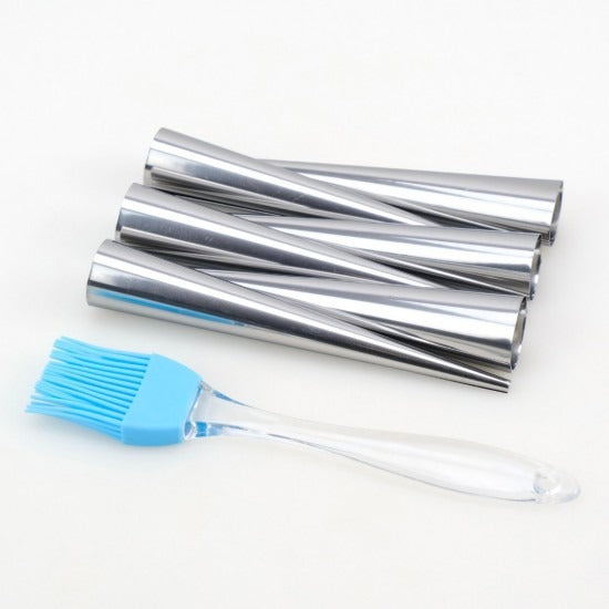 Set 6 forme rulou 14x3cm + Pensula