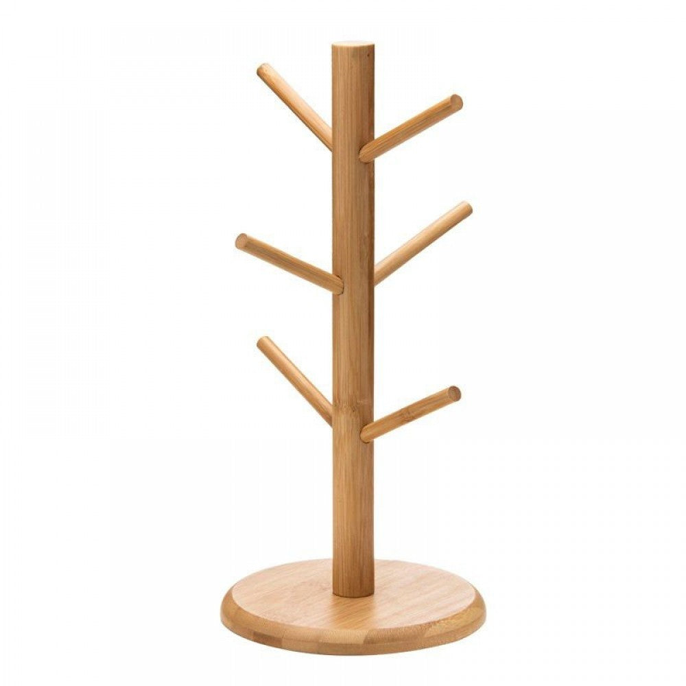 Suport pentru Cani si Cesti, Bambus, 15,5x15,5x34 cm