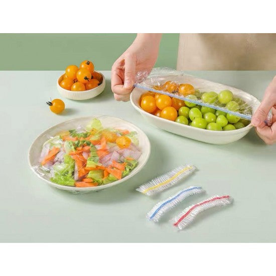 Set de 100 Pungi tip Capac, Reutilizabile Și Flexibile