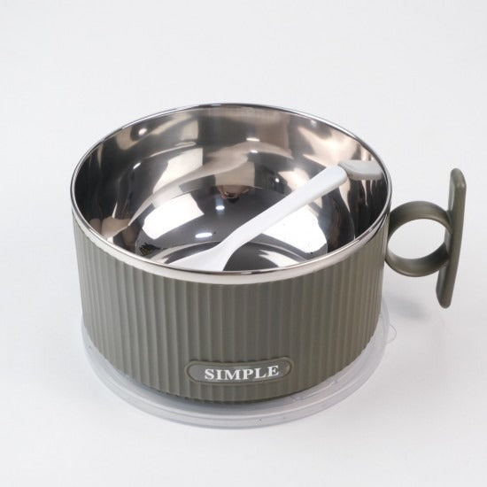 Caserola Plastic cu Capac si Lingurita, Termoizolanta, Etans