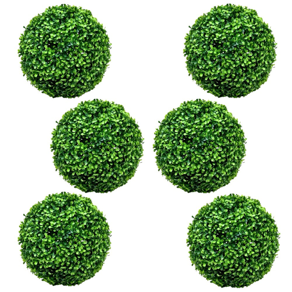Set 6 Plante artificiale, Minge din iarba Buxus