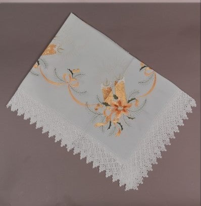 Fata de masa Craciun, Bumbac Satinat, 85x85 cm