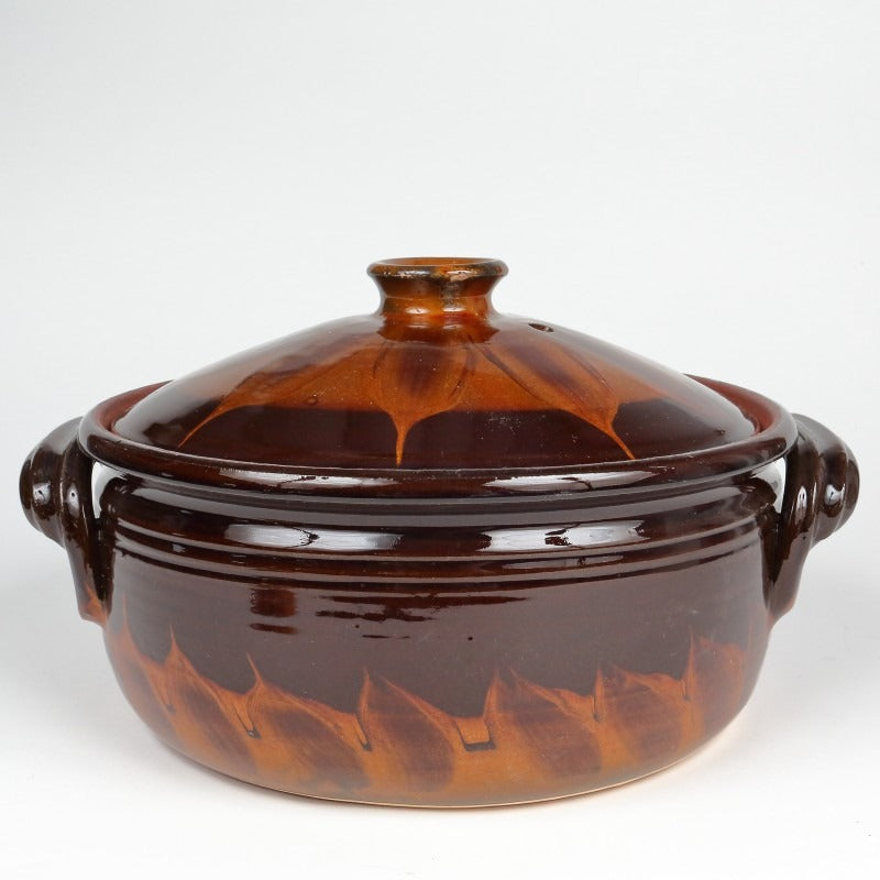 Oala din Lut traditionala pentru Sarmale smaltuita