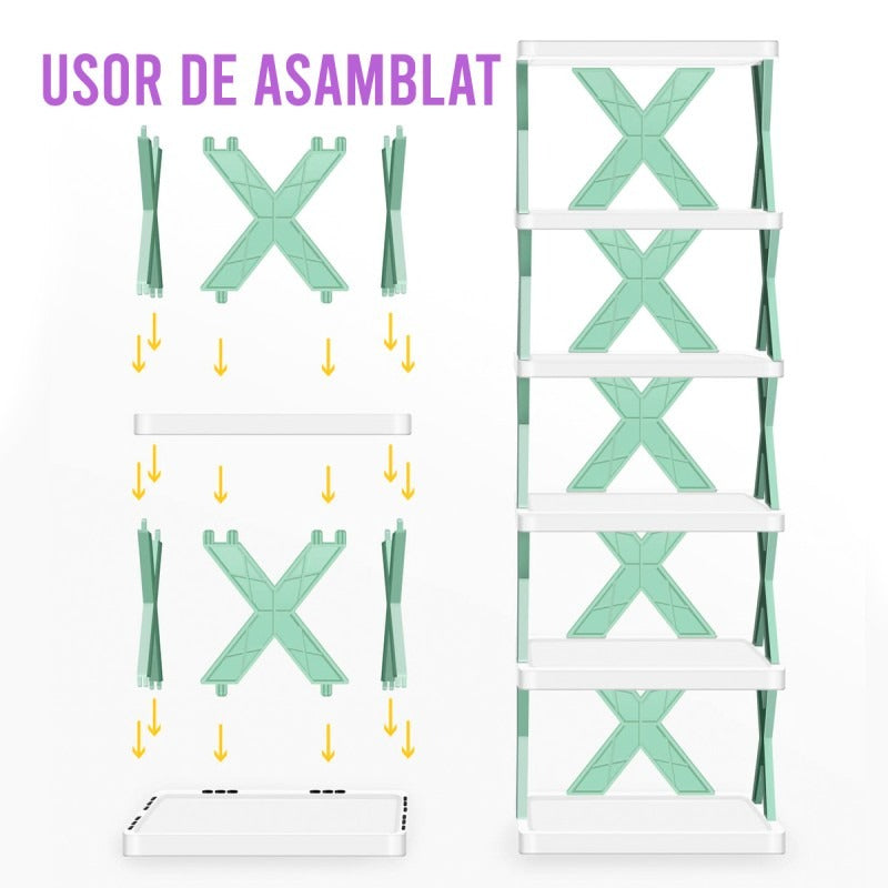 Pantofar modular,Plastic , 6 Trepte