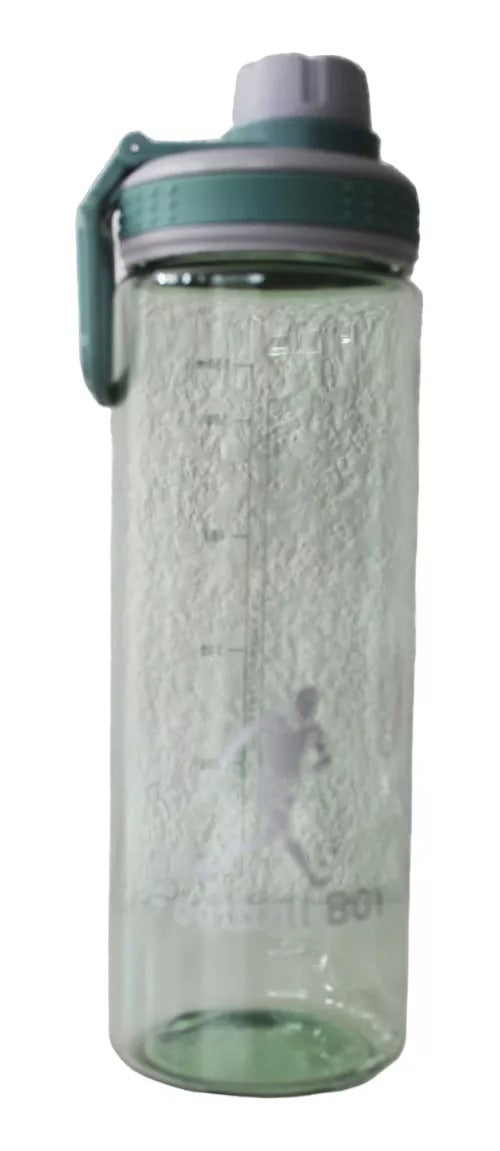 Sticla apa sport , Gri / transparent , 650 ml