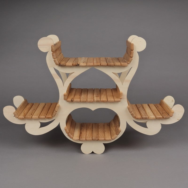 Suport Etajat pentru flori , Lemn , 59x39x15 cm