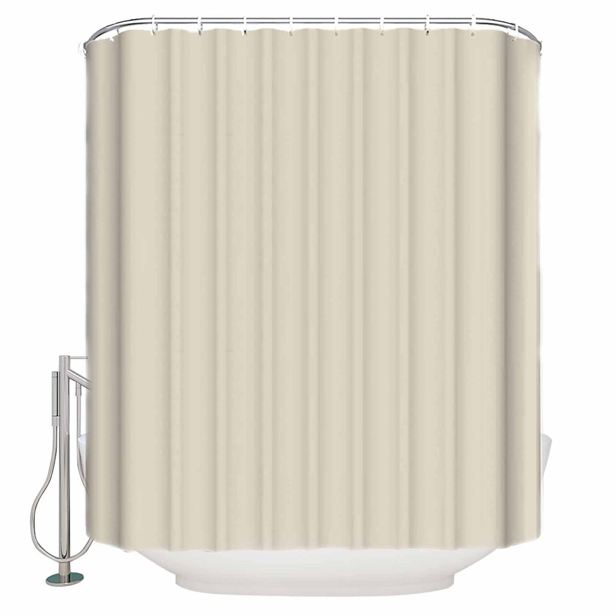 Perdea pentru dus sau cada, cu 12 inele incluse, fixare pe bare,Color, 180 x 180 cm