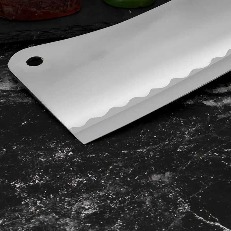 Satar pentru Macelarie din Otel,35cm- Lama 21 cm , 770 g