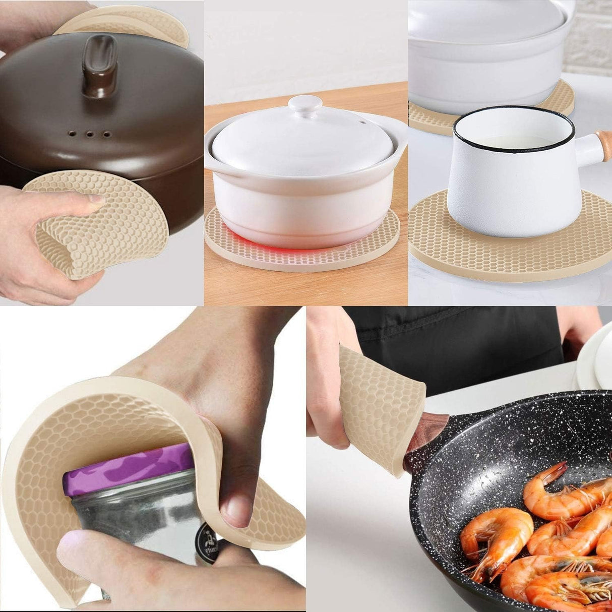 Suport de silicon Antitermic Multifunctional, silicon, 18 cm