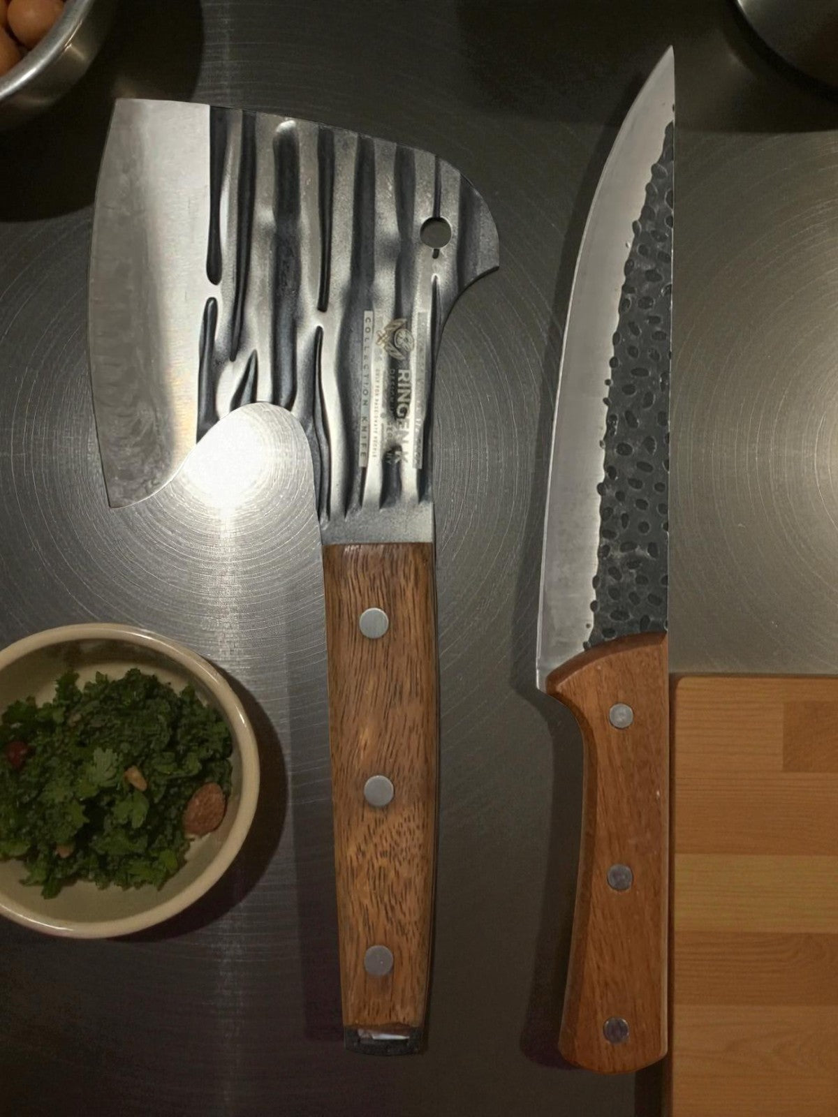 Set 2 Piese Macelarie,Cutit Macelarie Universal 30 cm si Satar Universal 25 cm