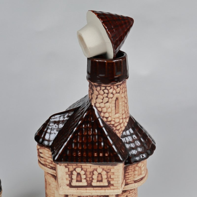 Set pentru servire bauturi ceramica, Castel, 1.2 L cu 6 pahare 80 ml