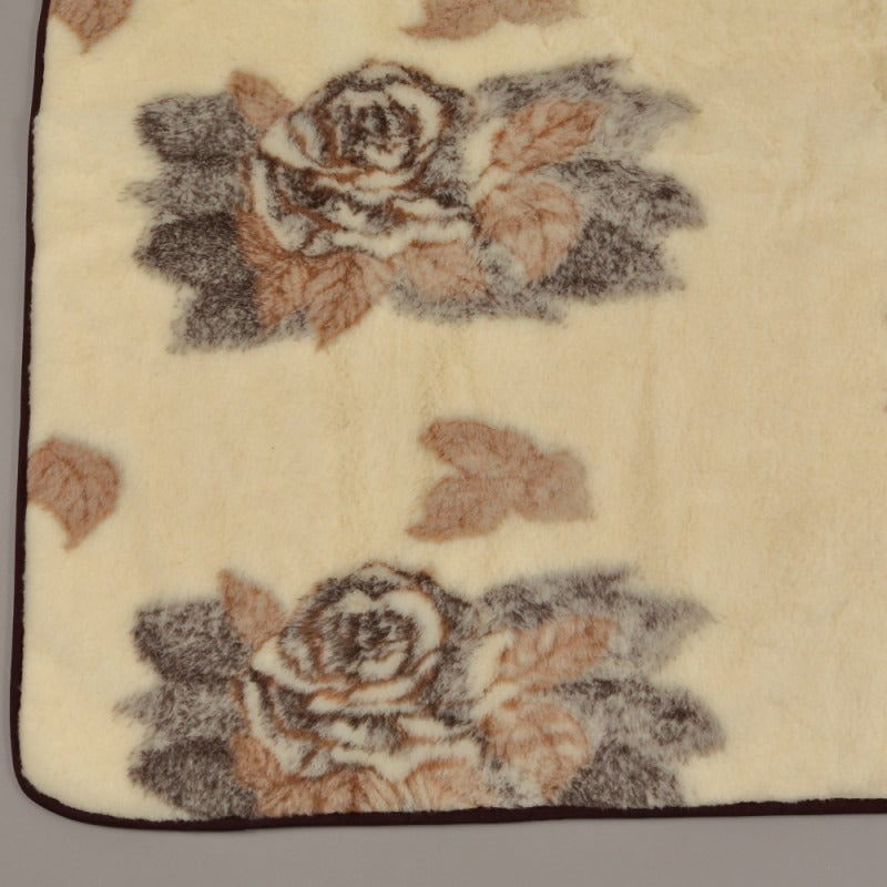 Patura din Lana Merinos, cu model, 220x200 cm