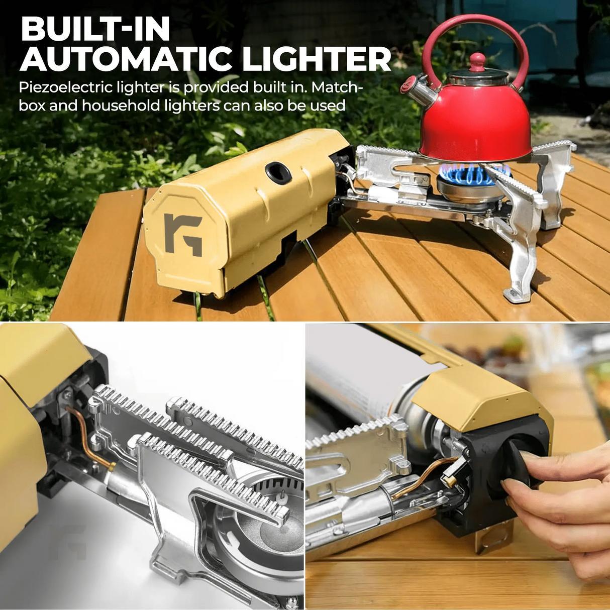 Arzator Pliabil din Aluminiu pentru Calatorie