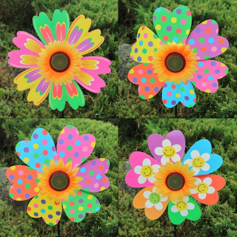 Morisca De Vant, Floare Multicolora , diametru 35 Cm