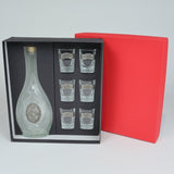 Set Cadou sticla cu pahare in cutie, Tuica Prune , 500 ml
