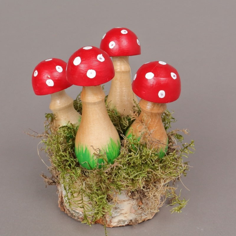 Ciuperci decorative pentru Gradina, Lemn, 27 cm