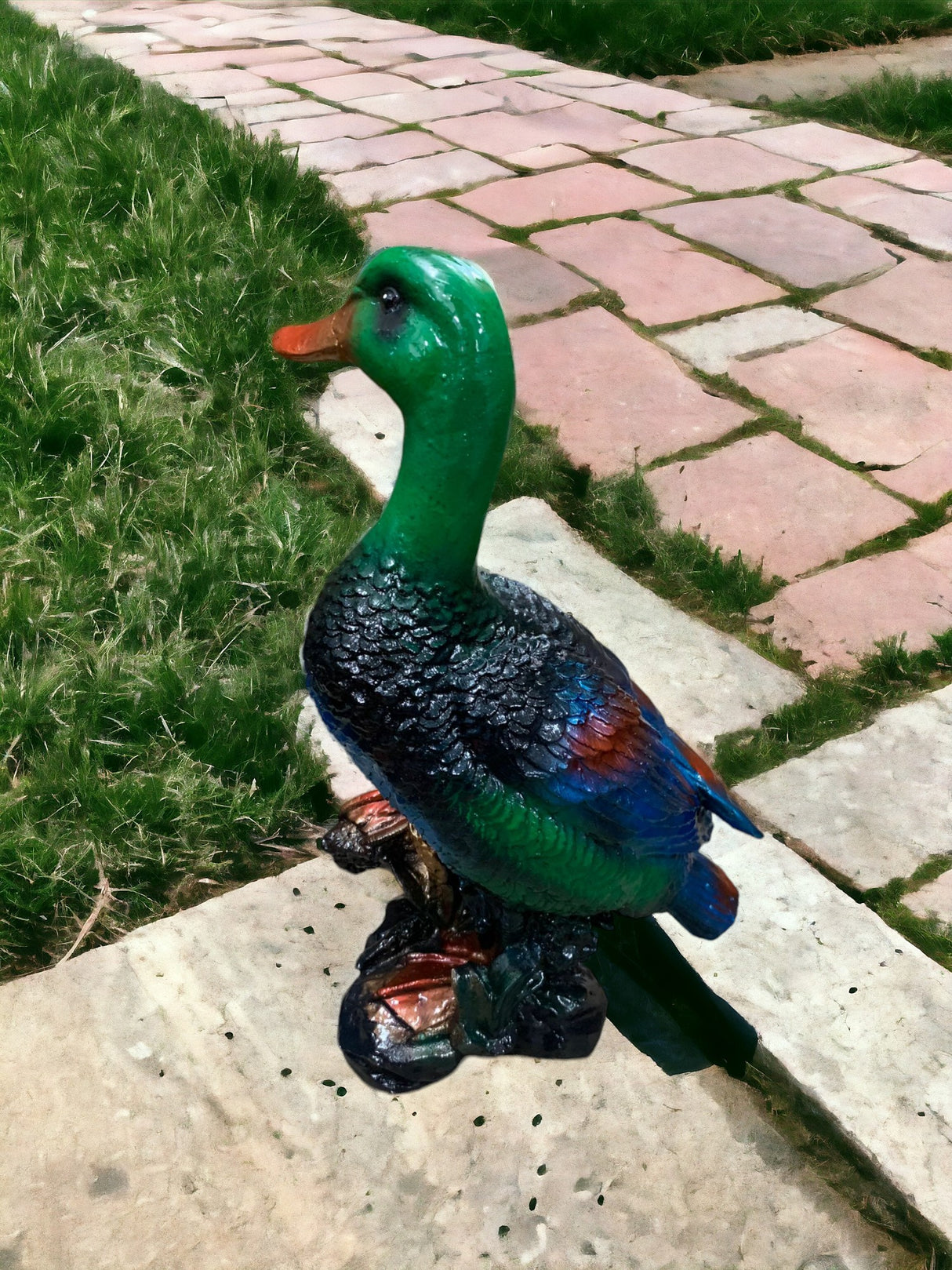 Decoratiune gradina ceramica Rata - 34 cm