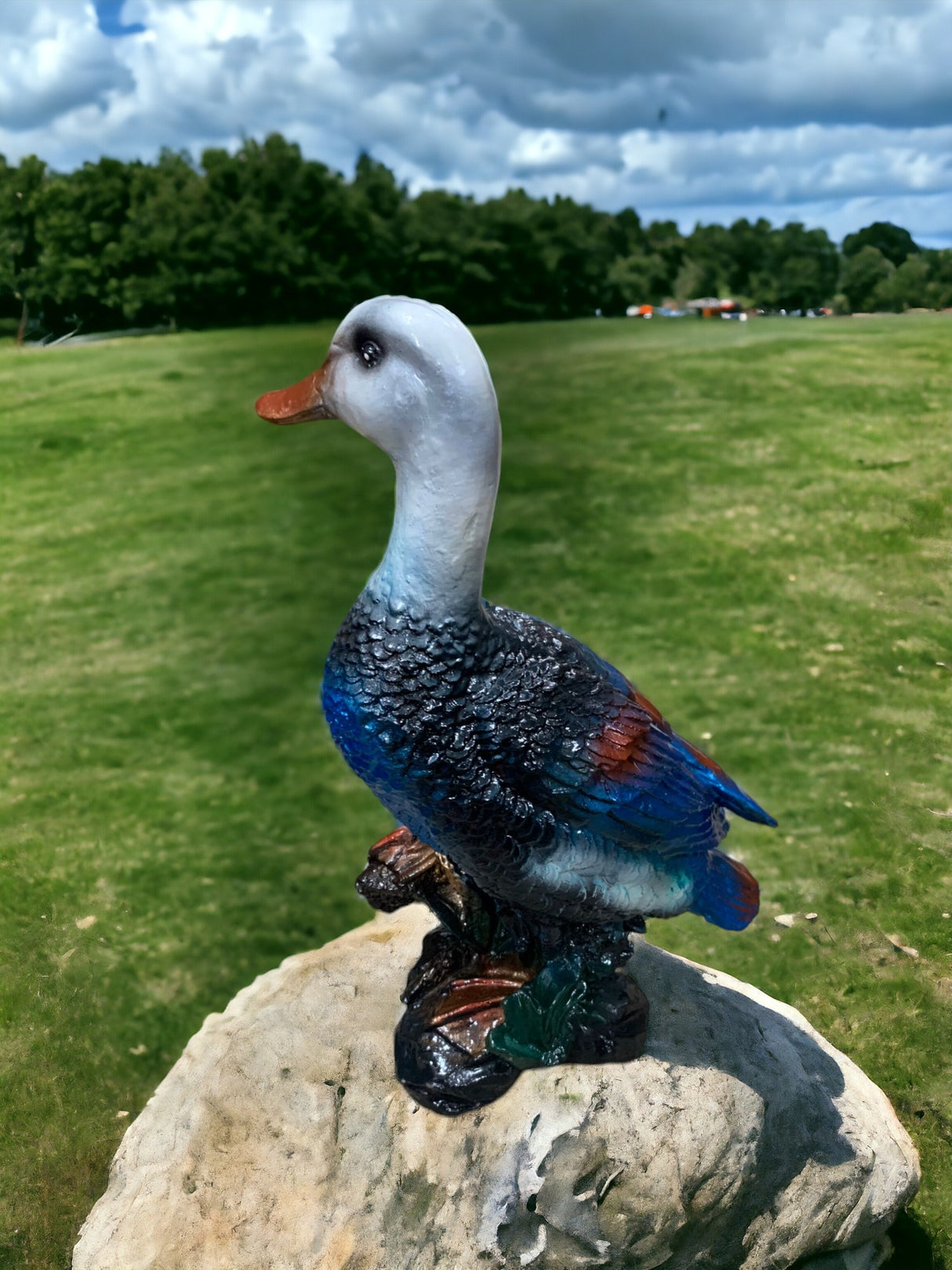 Decoratiune gradina ceramica Rata - 34 cm